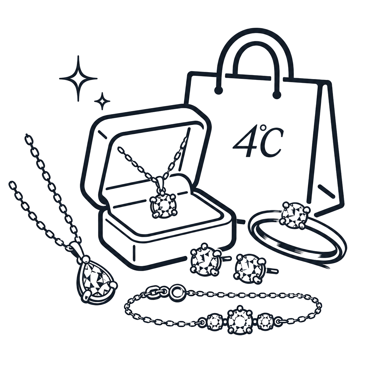 4℃のアクセサリー