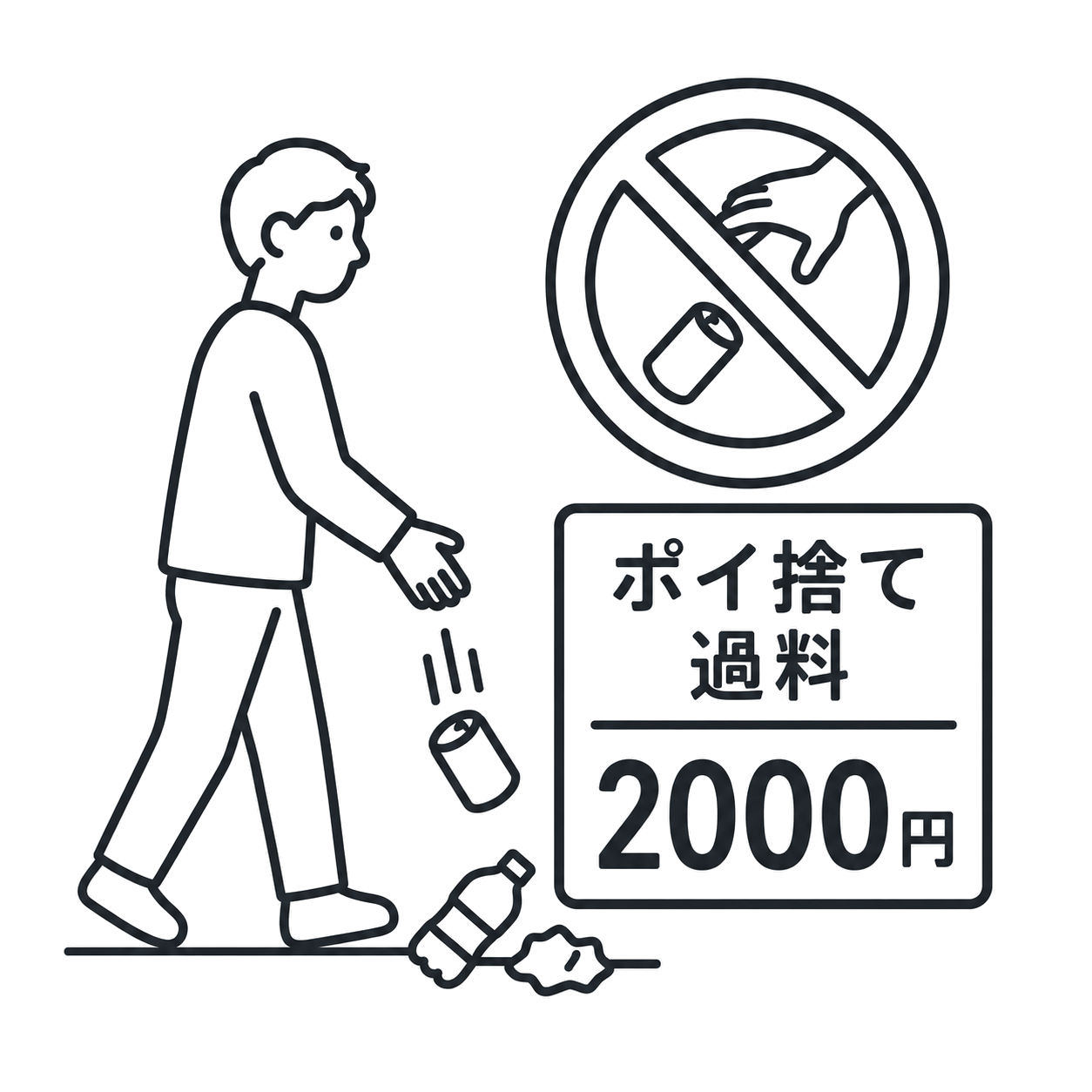 ポイ捨て過料